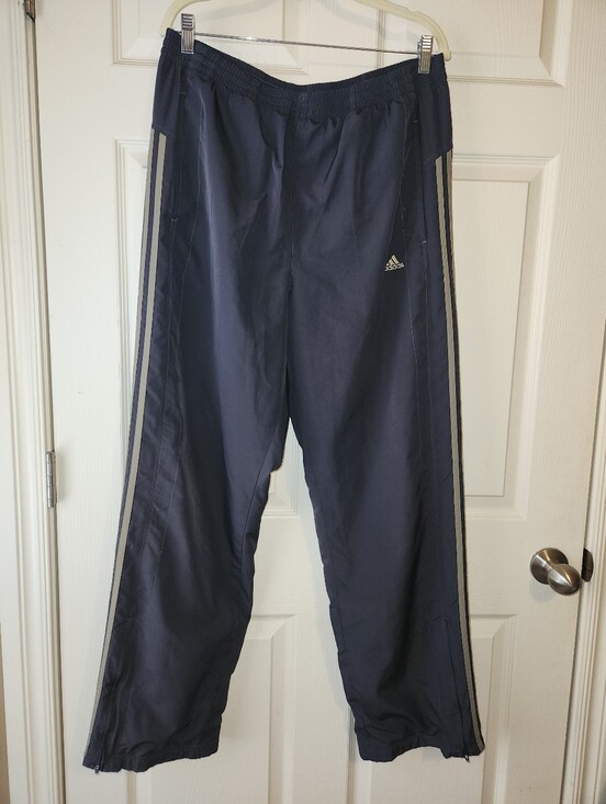 adidas Other - Adidas Men's Clima365 Sweatpants With Adjustable Zippers XL Charcoal & Gray